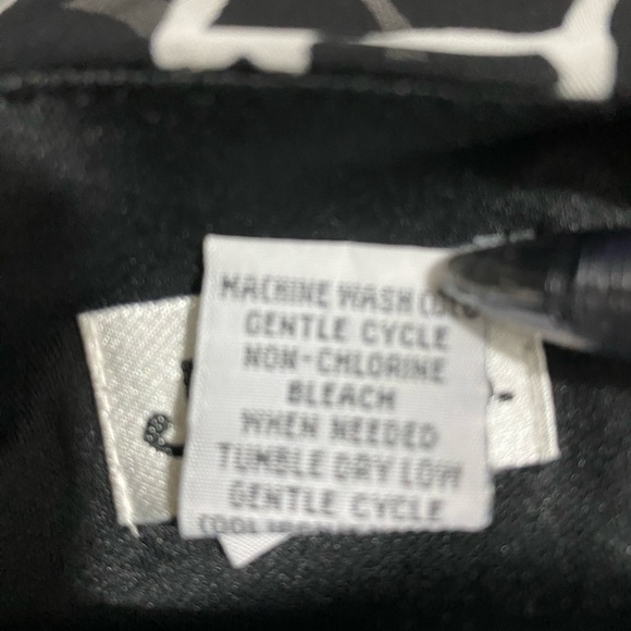 JBS Cap Sleeve V Neck Sheer Lined Faux Wrap Dress Polyester Womens Size 12 - Picture 8 of 8